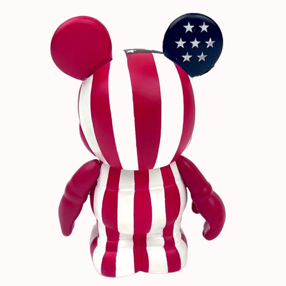 Disney Vinylmation Flag Series Collectible Figures Set Of 3 - Donut, Glow & USA - Picture 3 of 12